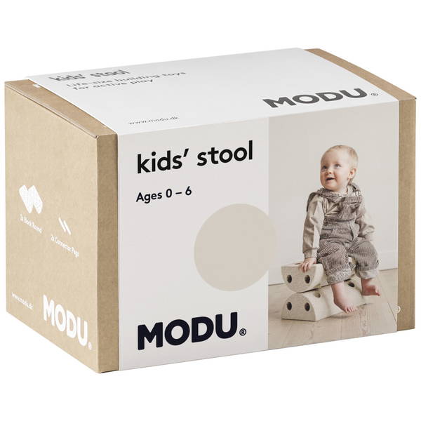 MODUMODU   Kinderhocker sand grey/honey yellow