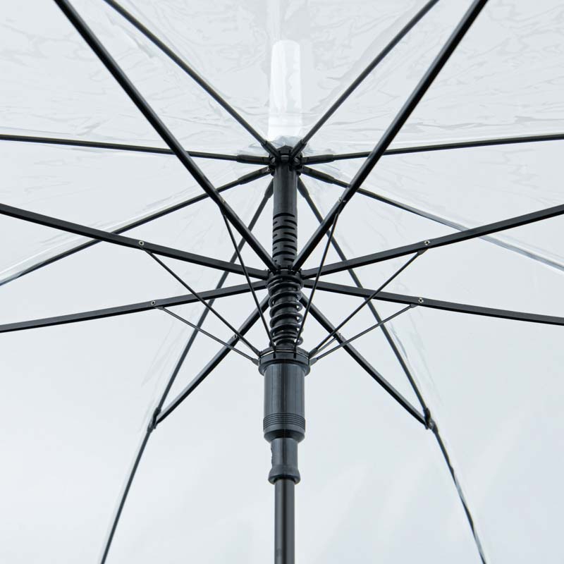 Parapluie canne automatique transparent