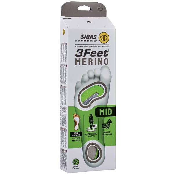Semelle chaussure rando SIDAS 3 FEET MERINO MID