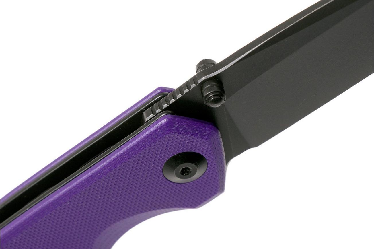 Civivi Brazen C2023D Tanto Purple, Blackwashed zakmes