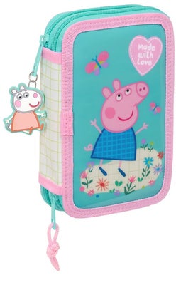 Peppa Gris Dobbeltpennal, Mintgrønn