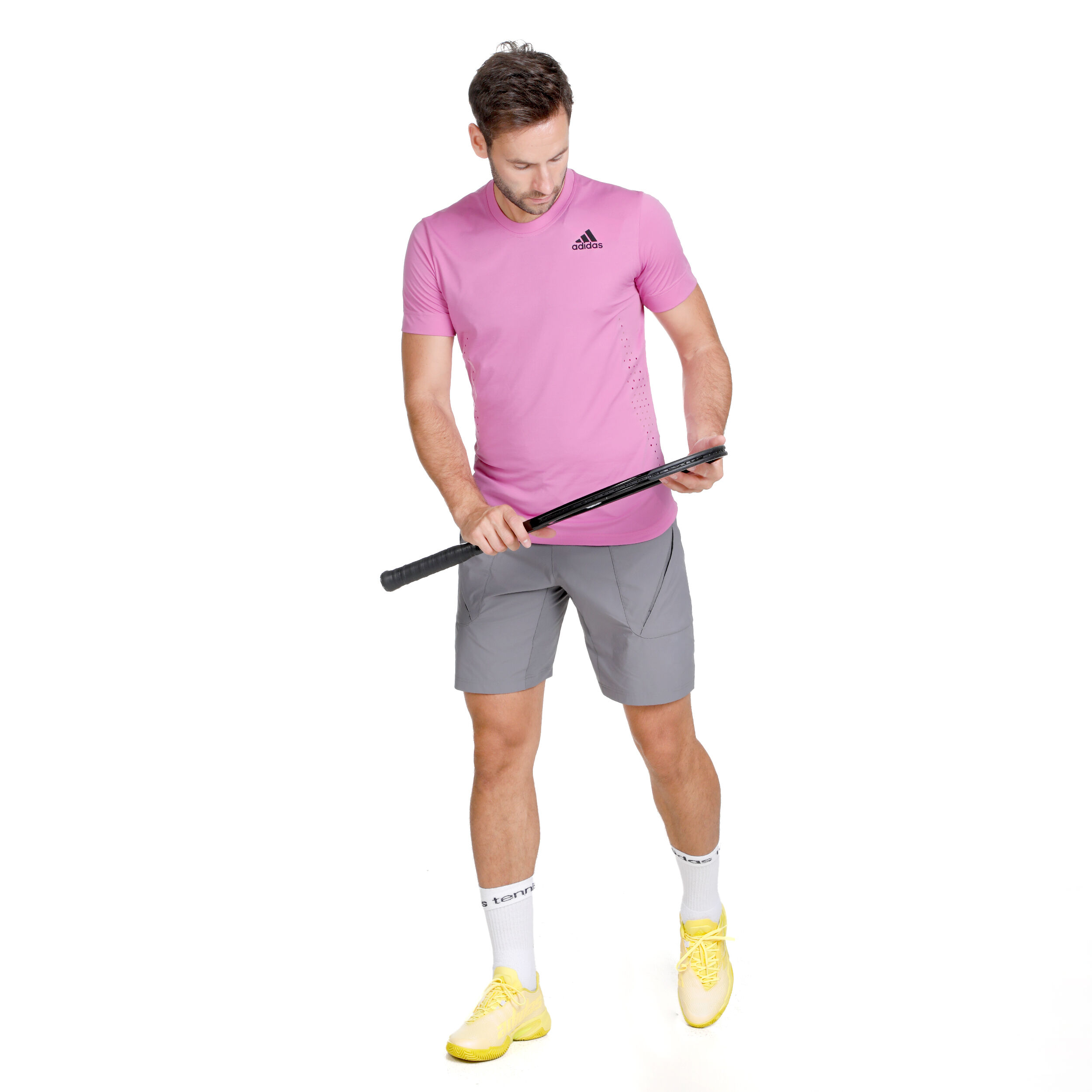 adidas New York T-shirt Hommes - Lilas