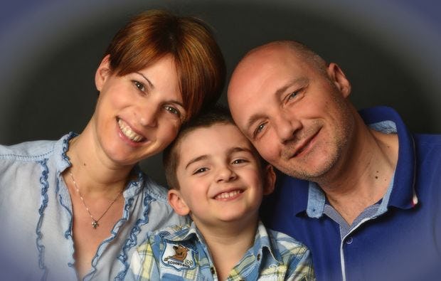 Familien-Fotoshooting bei Lugano als Geschenkidee