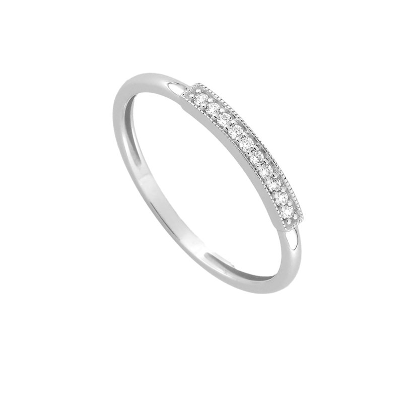 Bague Femme - Oxyde de zirconium - Or 18 Carats