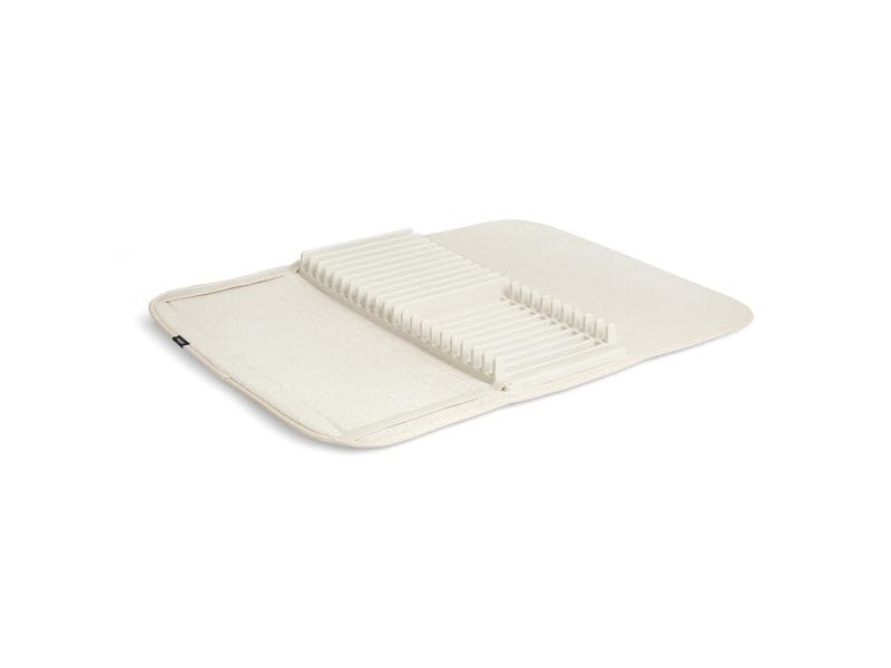 Umbra Abtropfmatte Udry faltbar, Beige Faltbare Geschirr-Trocknungsmatte