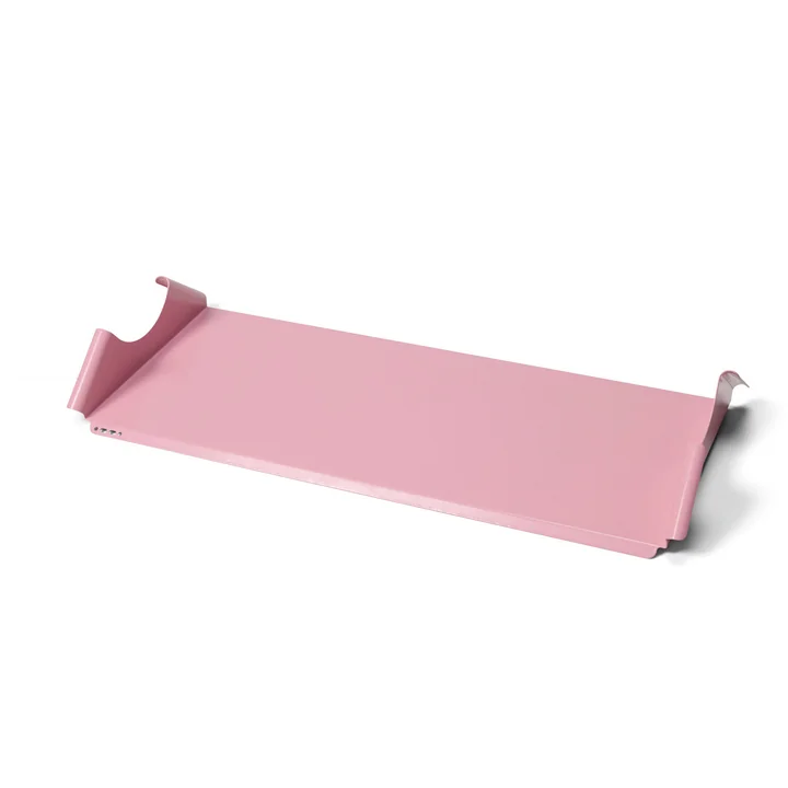Pedestal - Moon Tray Shelf, bubble gum