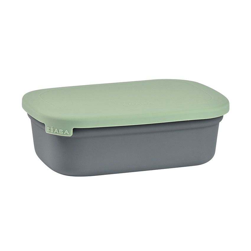 Lunchbox en céramique mineral/sage green - Ecru
