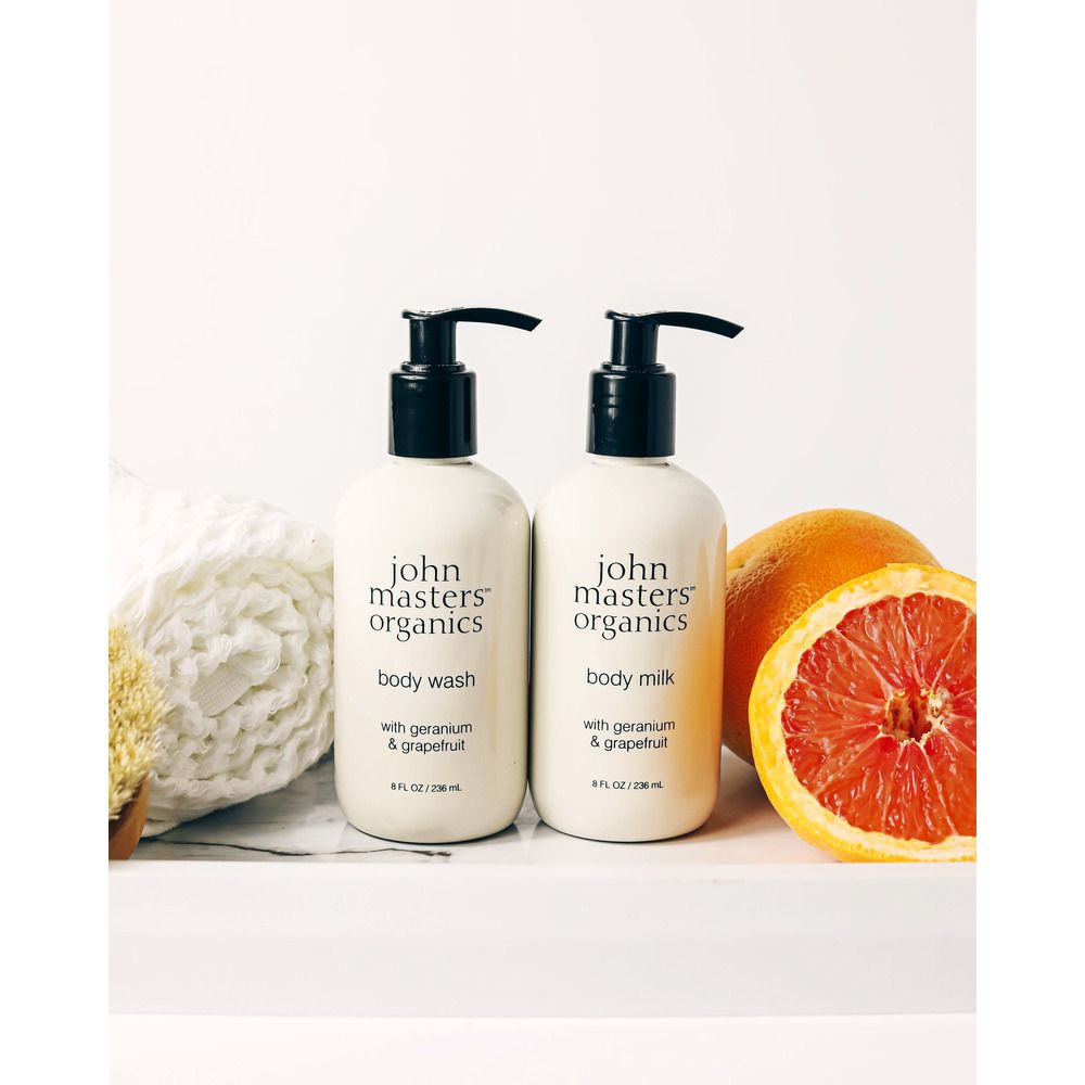 John Masters Body Wash with Geranium & Grapefruit - 236 ml
