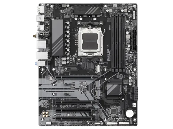 Gigabyte B650 UD AX - 1.0 - bundkort - ATX - Socket AM5 - AMD B650 Chipset - USB-C 3.2 Gen 1, USB 3.2 Gen 2, USB 3.2 Gen 1 - Wi-Fi 6, Gigabit LAN, Bluetooth - onboard grafik (CPU påkrævet) - HD Audio (8-kanaler)