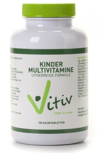 Vitiv Kinder Multivitamine Kauwtabletten 100TB