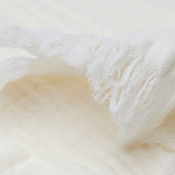 Jollein Muslin Fringe Ledikantdeken 120 x 120 cm