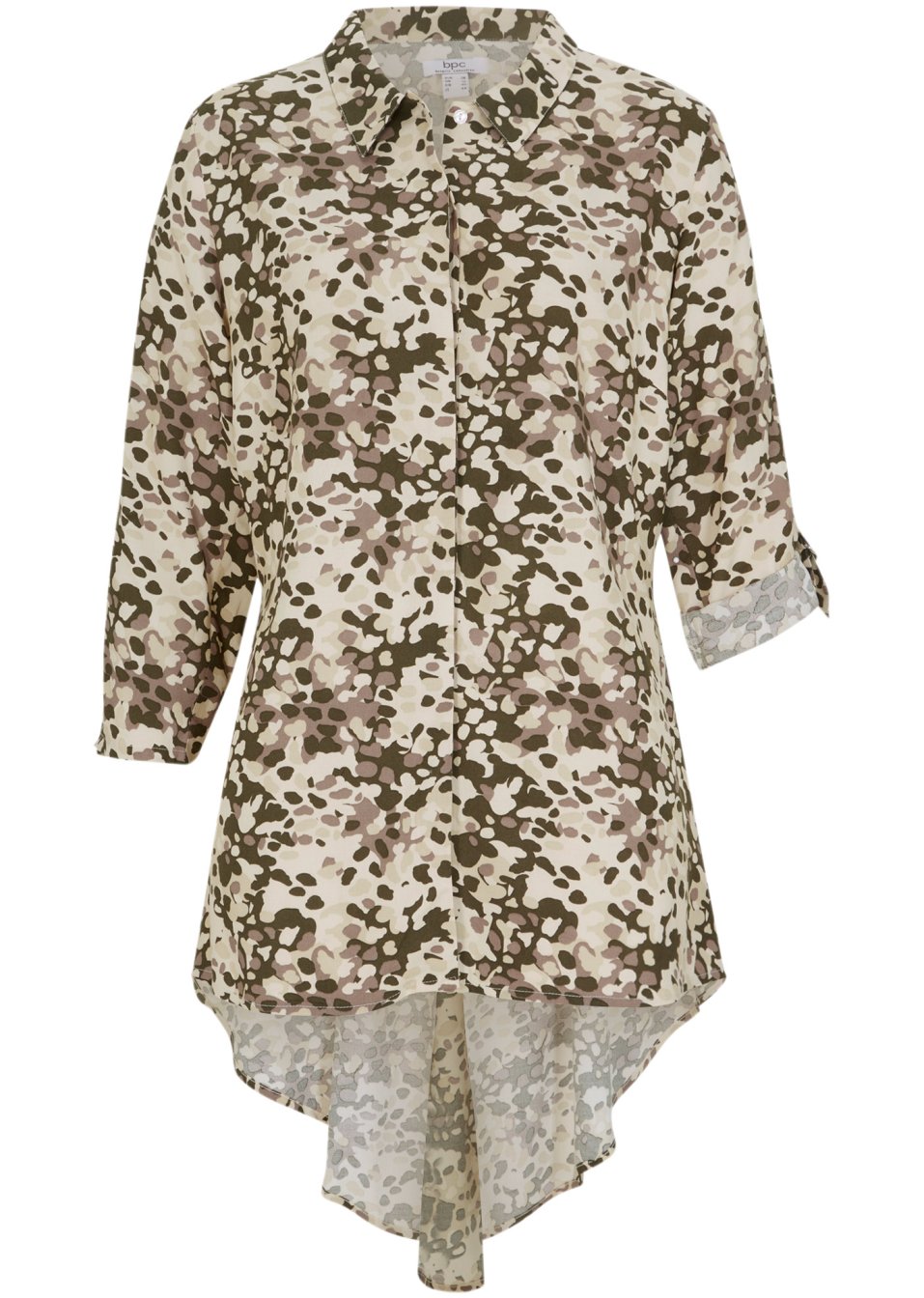 Chemisier court-long en viscose