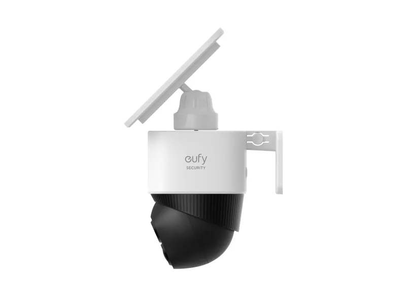 Eufy SoloCam S340 - Netværksovervågningskamera - panonering / hældningsvinkel - kanontårn - vejrbestandig - farve (Dag/nat) - 3K - audio - trådløs - WiFi - med Solar Panel