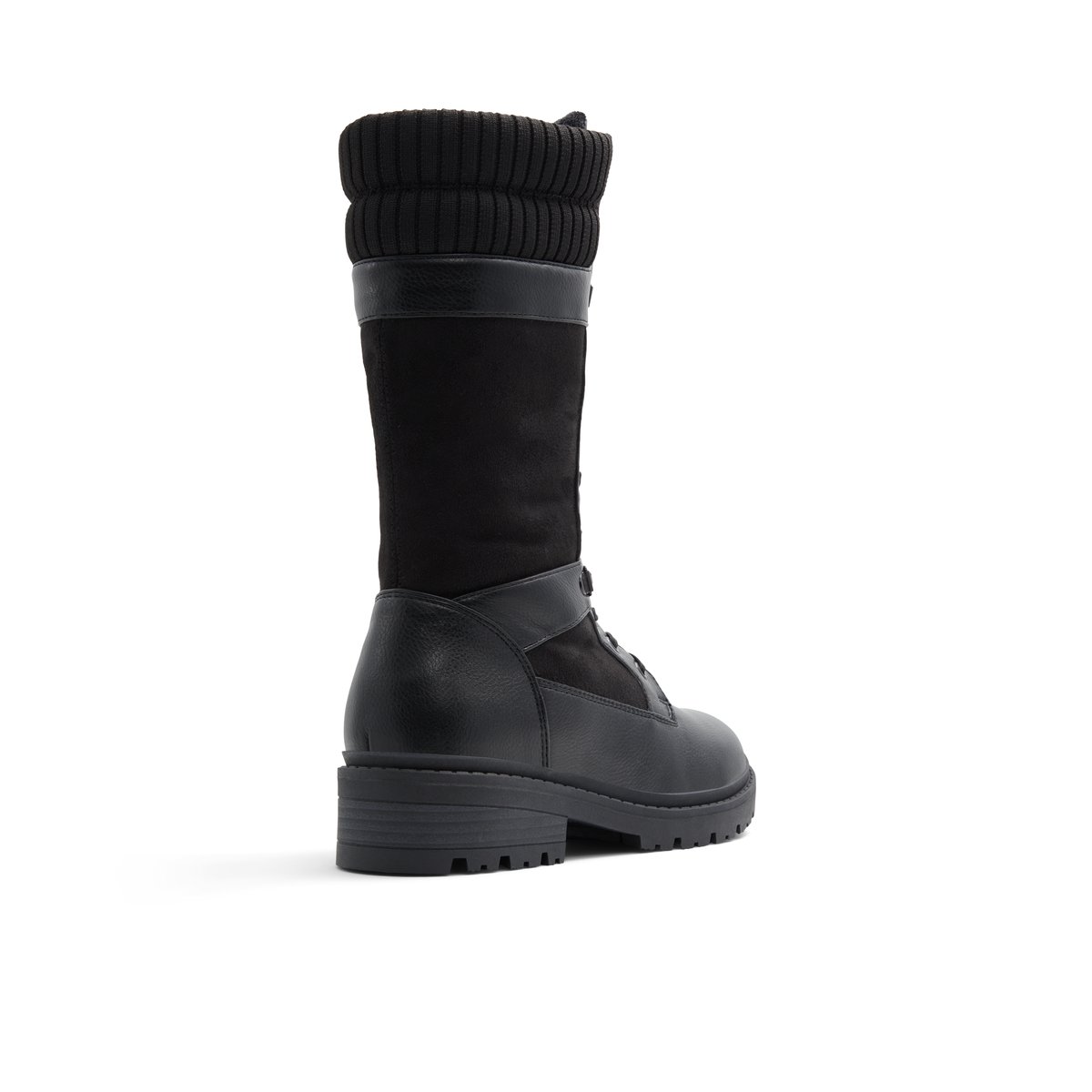 BANFF TRAIL PREMIUM-Flowers-Bottes mi-mollet d'hiver - Semelle tracteur - Noir