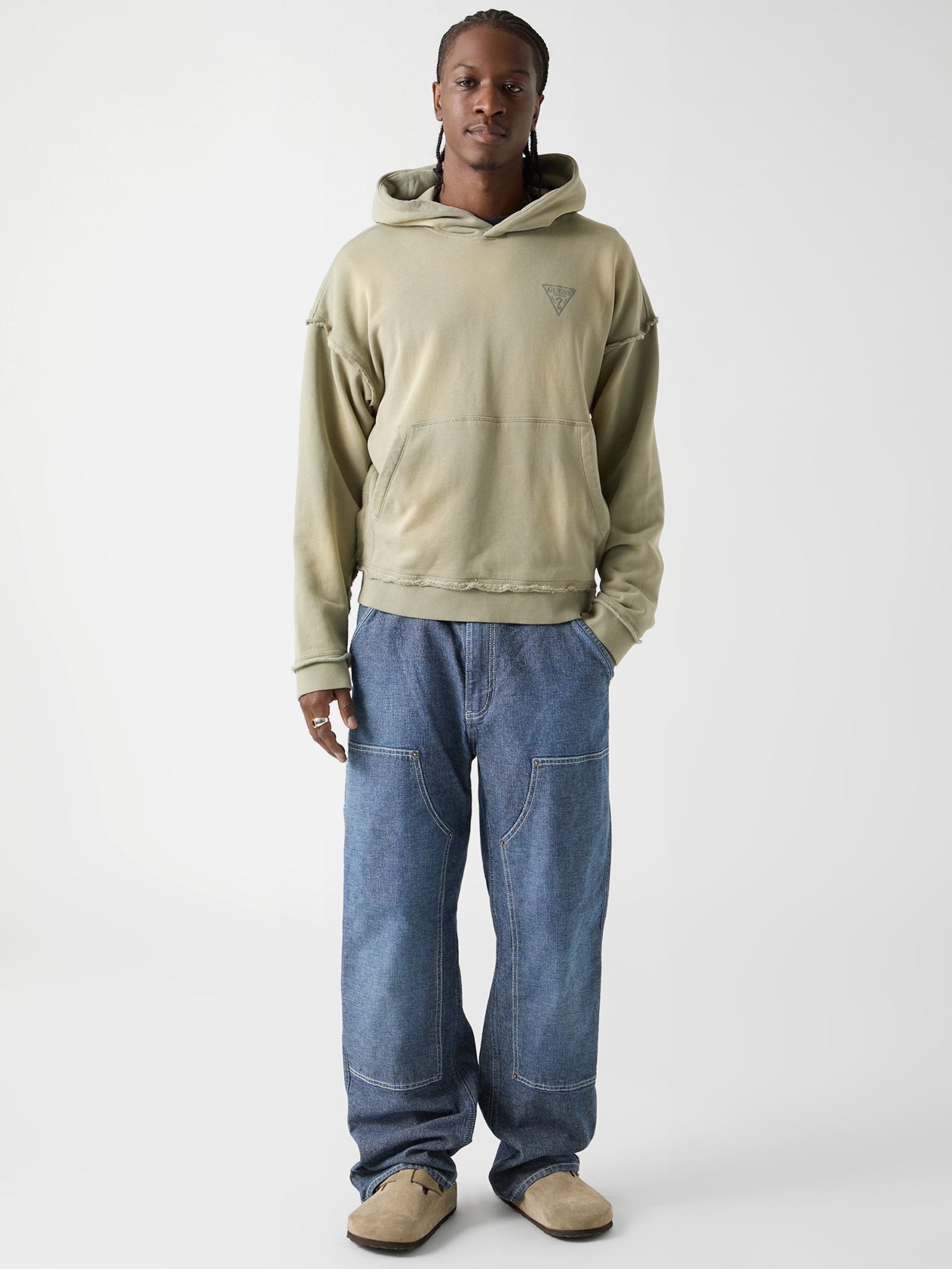 Moletom com capuz GUESS Originals Eco Triangle Logo