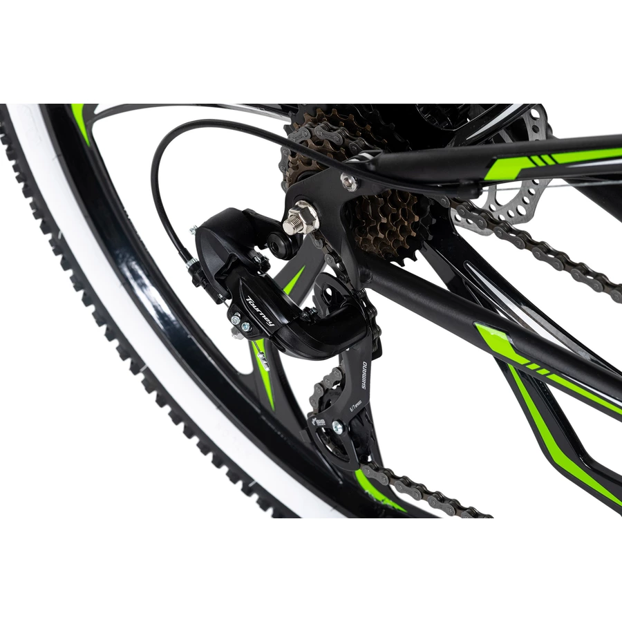KS Cycling Mountainbike Hardtail 27,5 Zoll Scrawler schwarz-grün