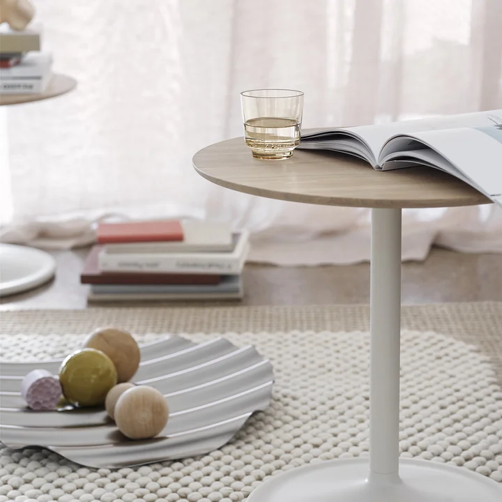 Muuto - Soft Beistelltisch, Ø 41 cm, H 40 cm, grau