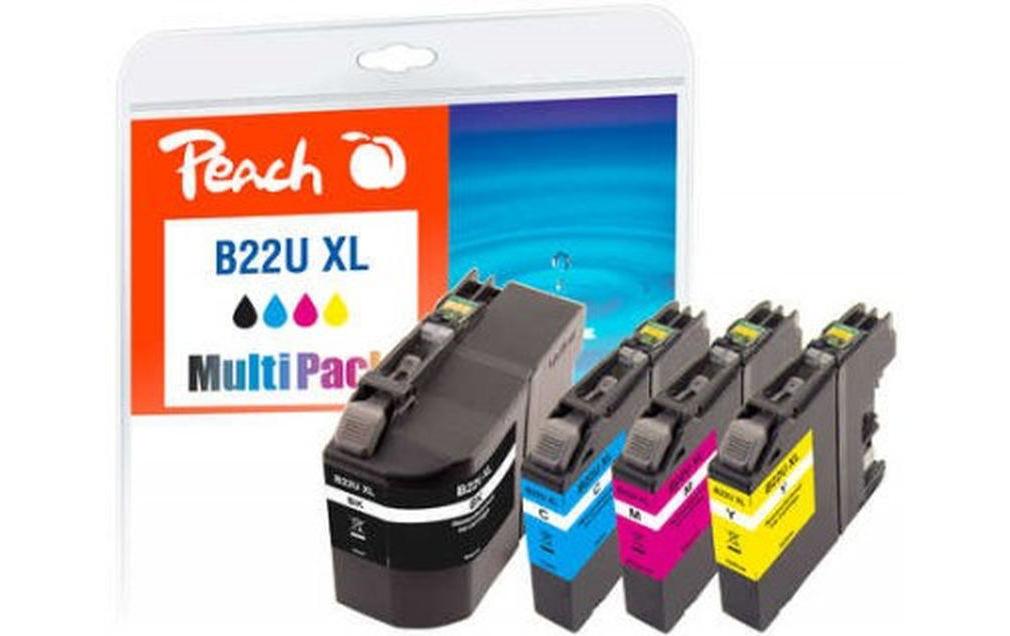 Tintenset Brother LC-22UXLTinte, Black, Cyan, Magenta, Yellow