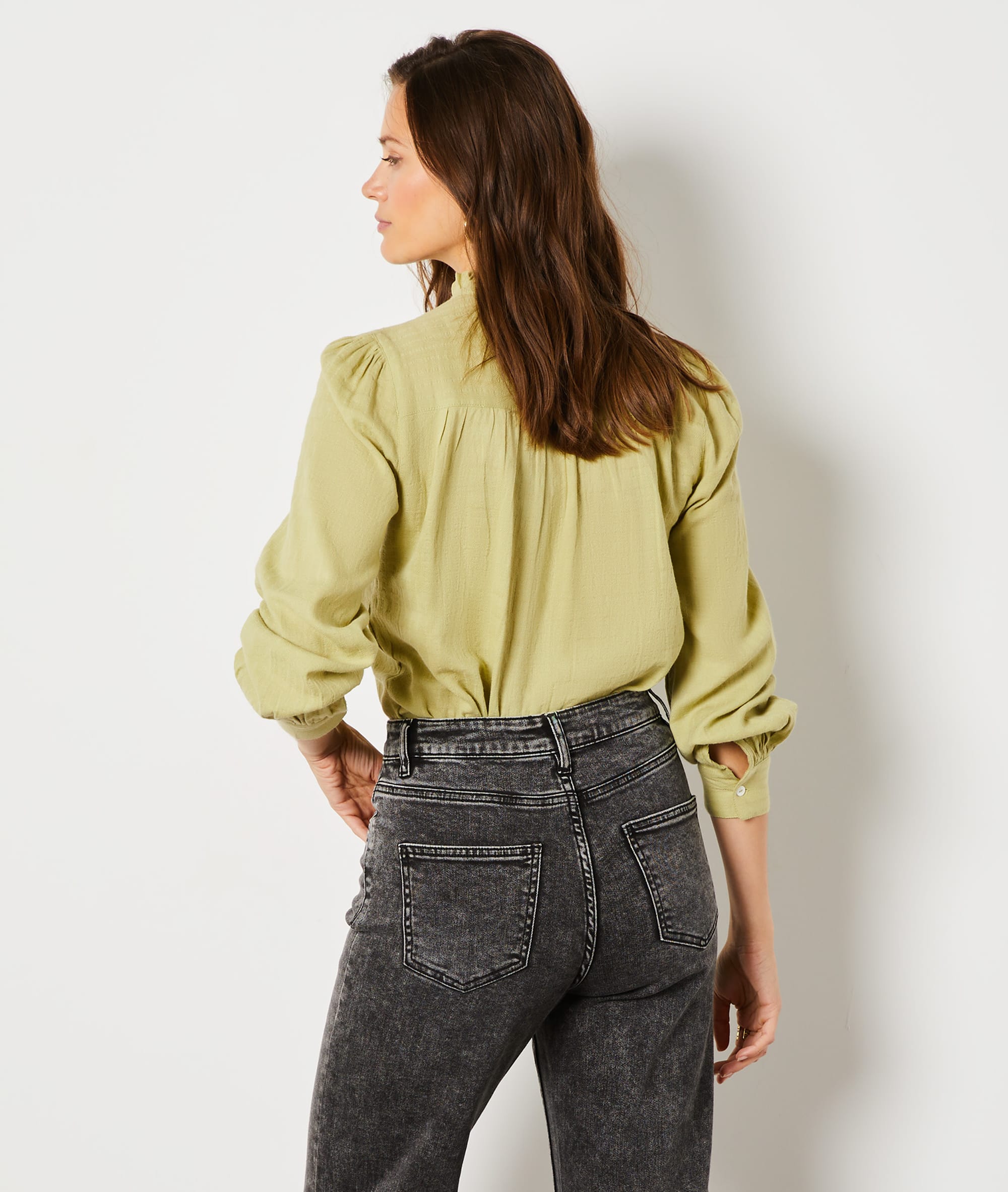 Chemise détails ajourés