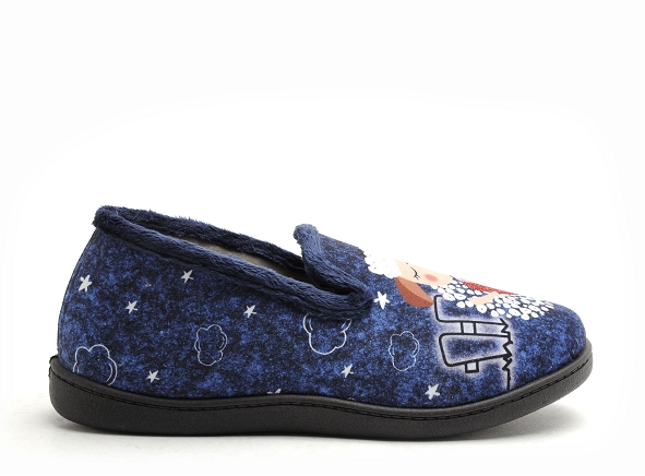 Plumaflex roal chaussons femme r12215 bleu