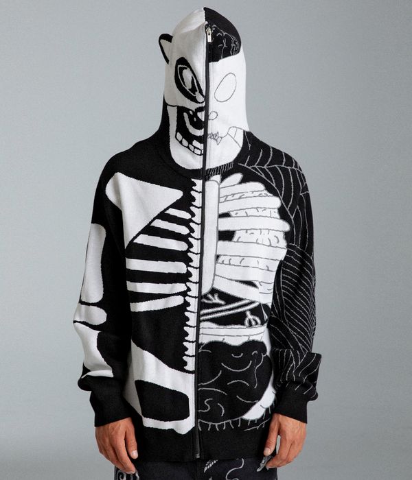 RIPNDIP Skelly Nerm Hoodie (black white)