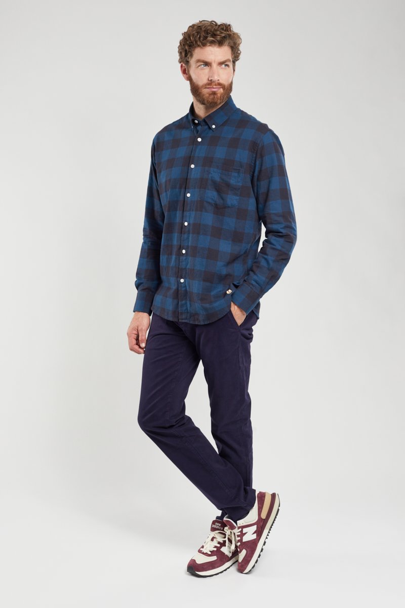 Chemise à carreaux - coton flanelle