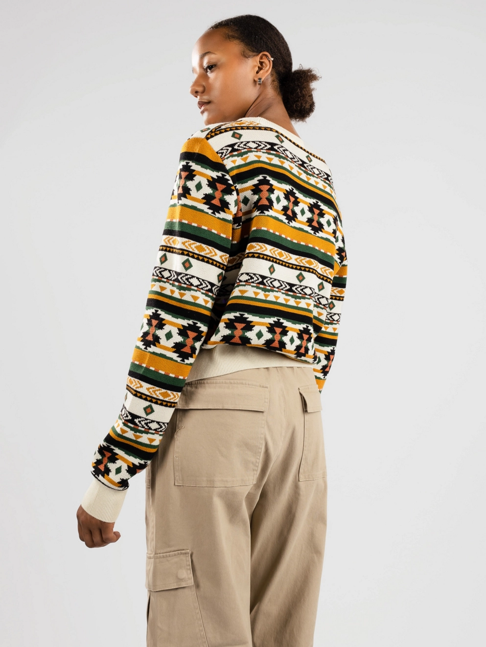 Kazane Franca Pullover white pinen aub buckth bl