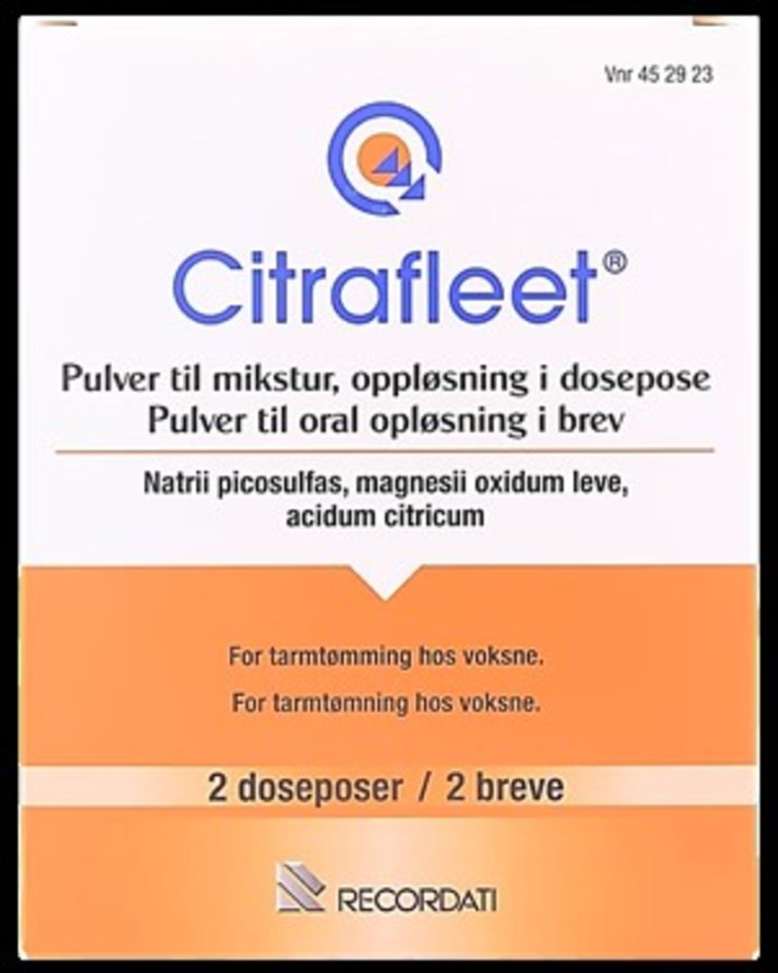 Citrafleet pulver til mikstur
