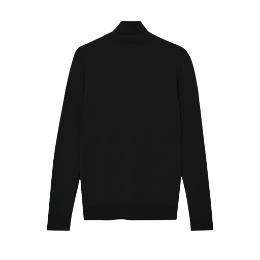 Mos Mosh Gallery Adam Soft Roll Neck Striktrøje, Black, XXL