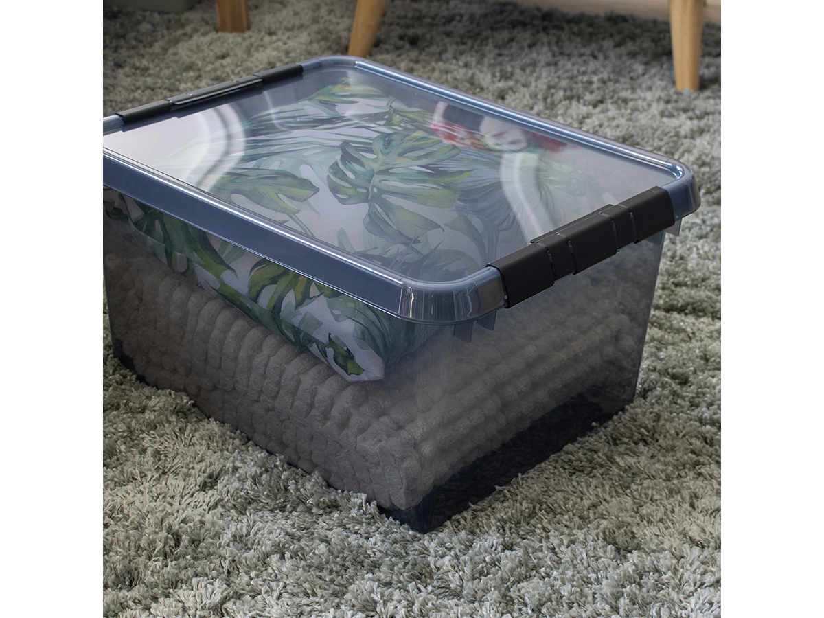 Sunware comfort line set van 3 36l opbergbox - grijs