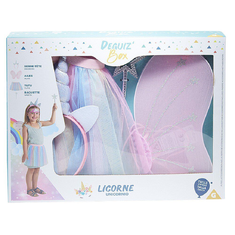 Deguiz'box déguisement fille licorne - Taille unique
