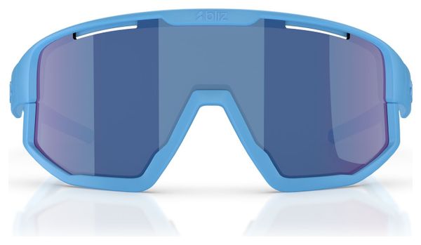 Lunettes Bliz Fusion Small Bleu clair - Ecran Miroir Gris/Bleu