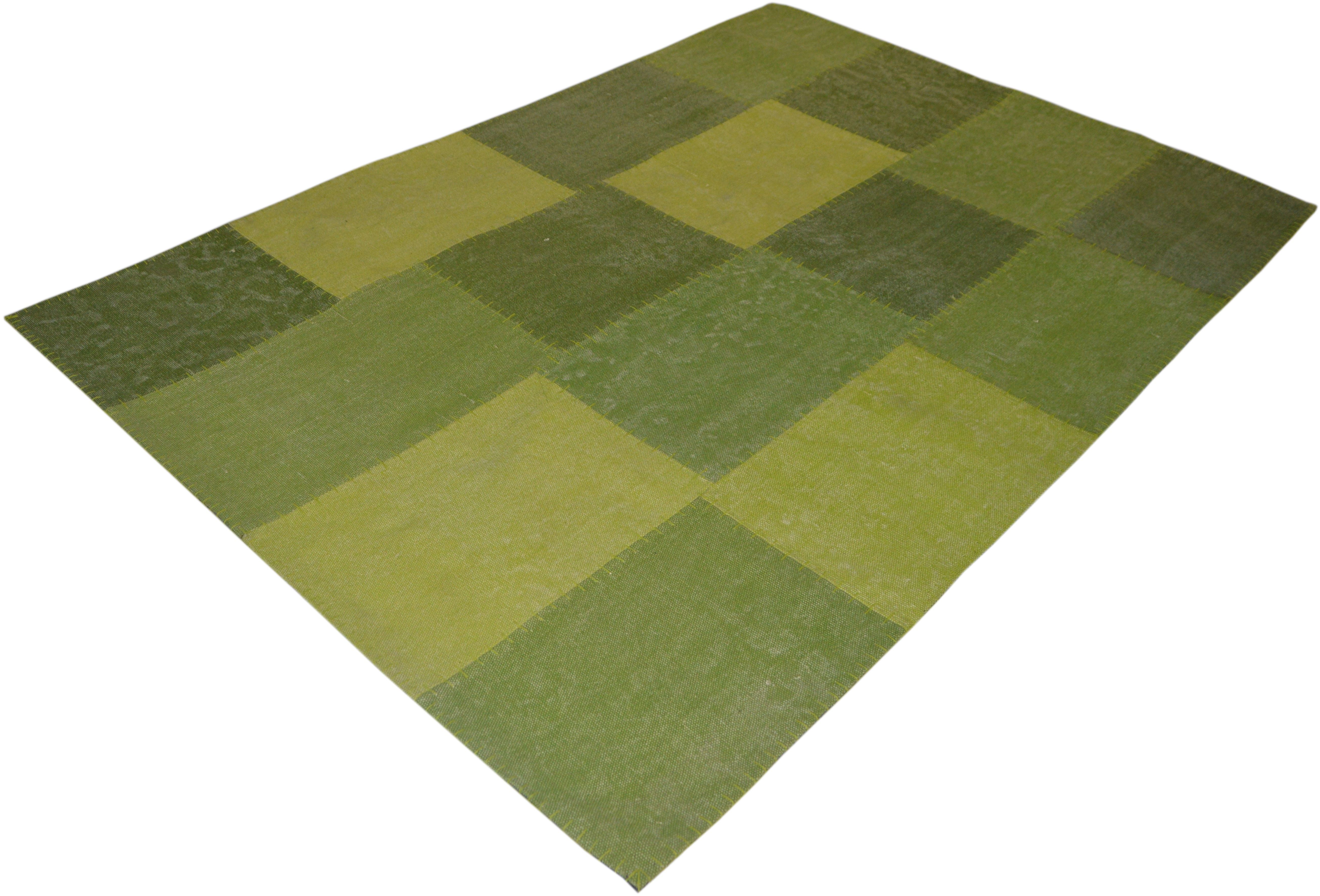 Vloerkleed 110 Multi Groen Lyrical