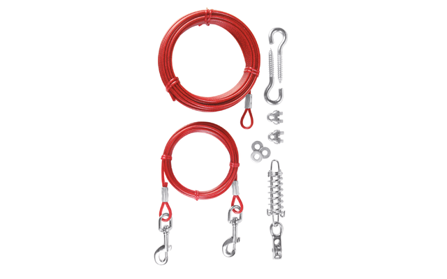 Trixie Spannleine mit Laufleine 15 m
