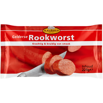 Slagershuis Gelderse Rookworst 225 g