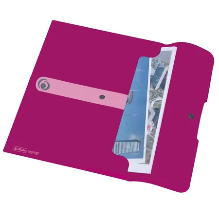 Herlitz Dokumententasche PP A4 opak beere
