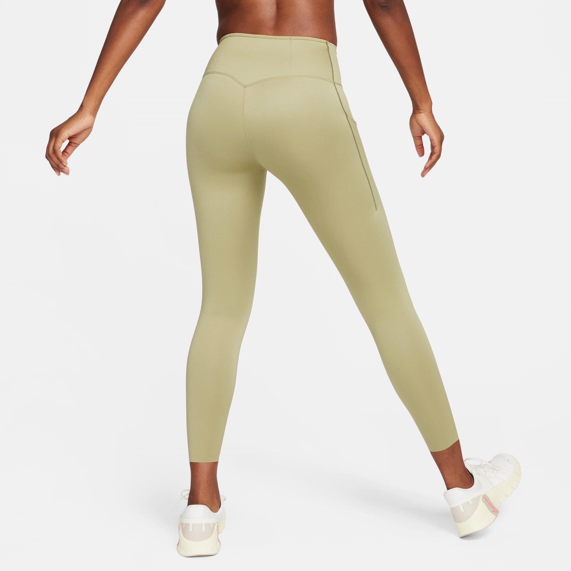 Nike Dri FIT Go Womens Firm Support Mid Rise 7 8 Leggings with Pockets