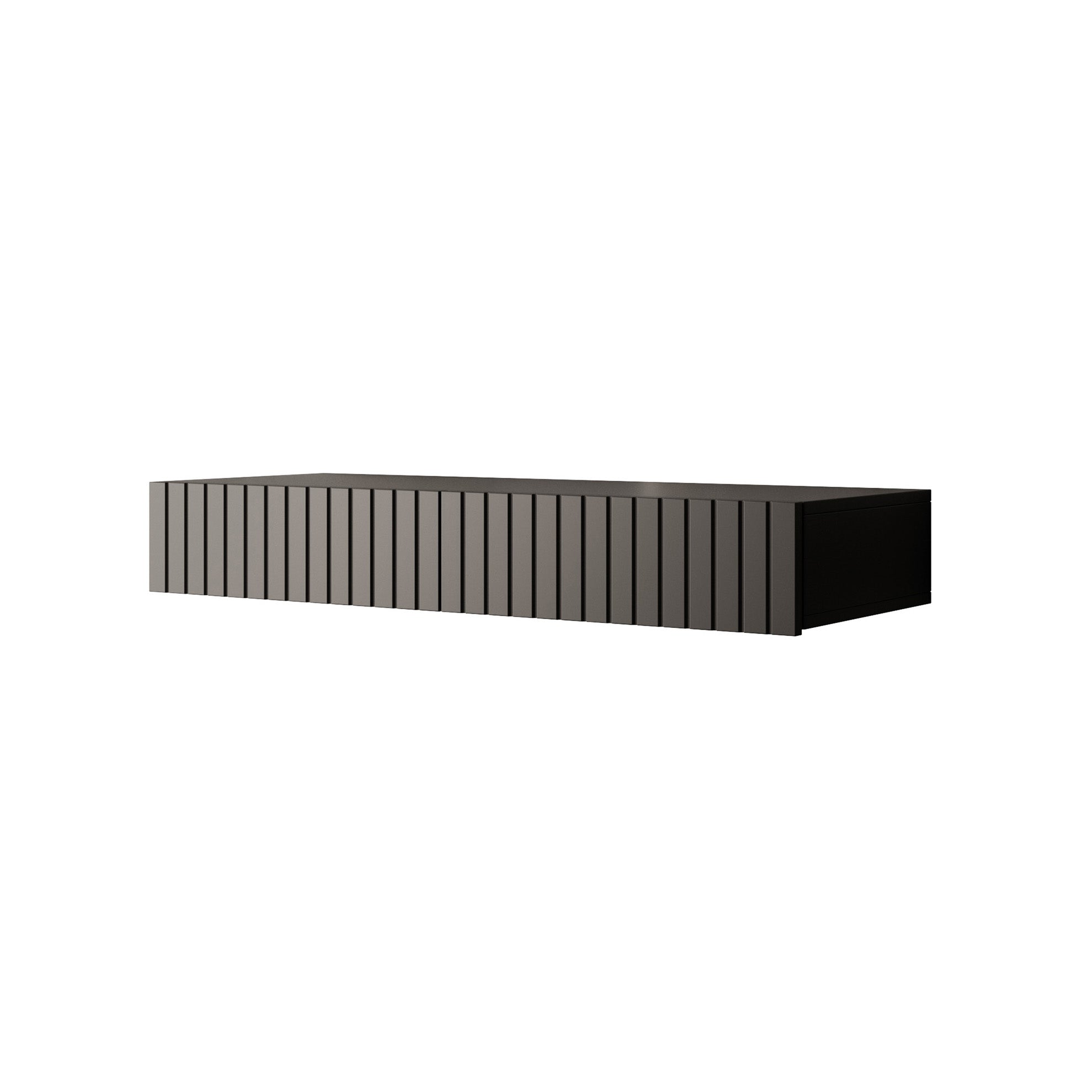 Meubella - Kaptafel King - Mat Zwart - 100 cm