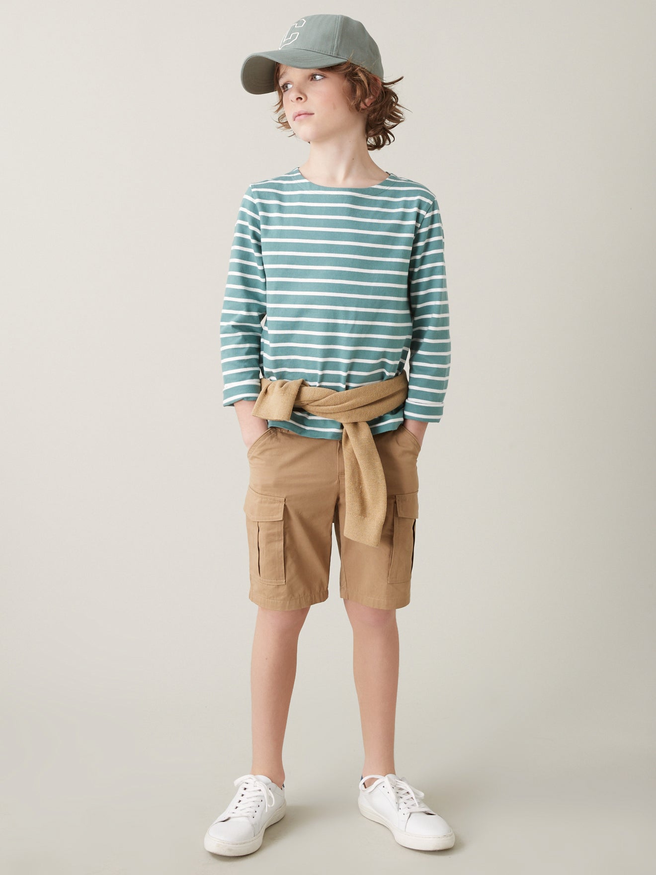 T-shirt marinière Garçon - Coton bio