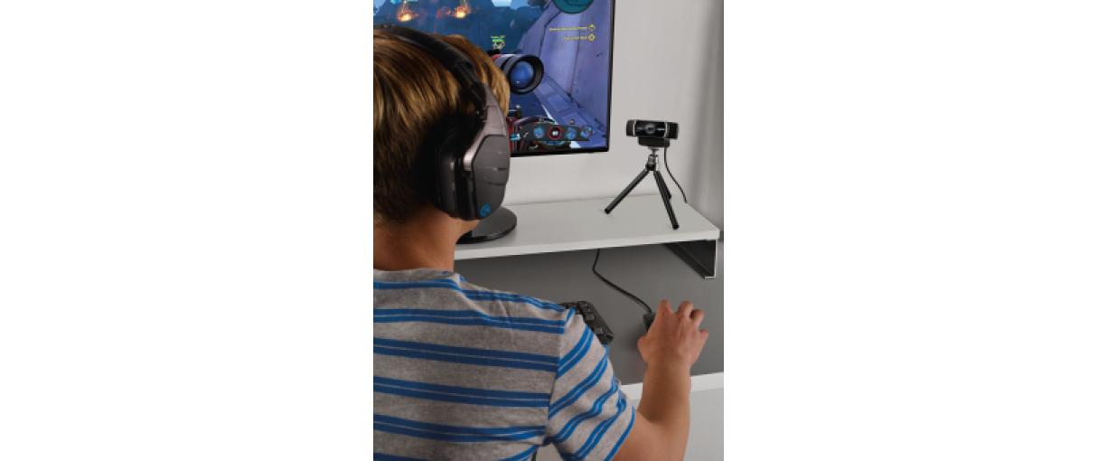 Webcam C922 Pro Stream , mit Stativ, Full-HD 1080p, USBWebcam für Livestreaming und Aufzeichnung