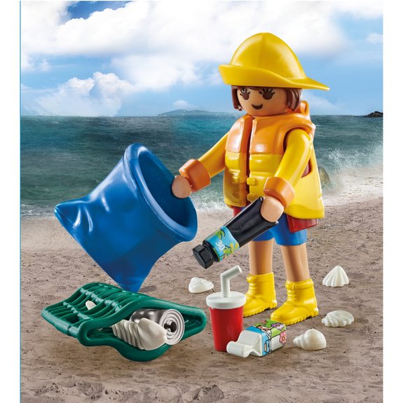 Bénévole Ramassage de déchets - Playmobil Spécial Plus 71163