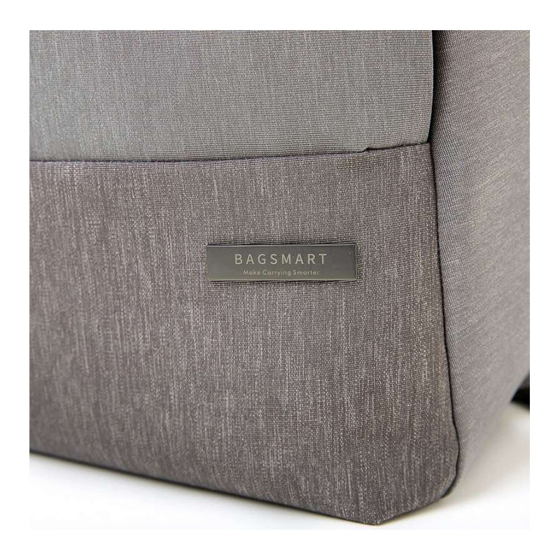 Sac à dos antivol connecté Palisades 45 cm Gris clair