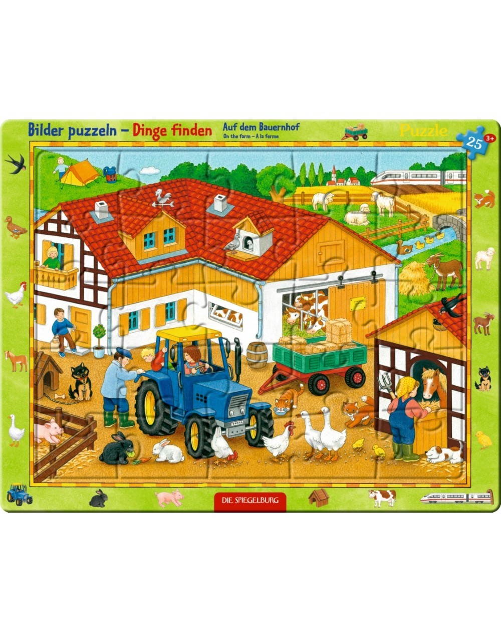 Rahmenpuzzle AUF DEM BAUERNHOF 25-teilig