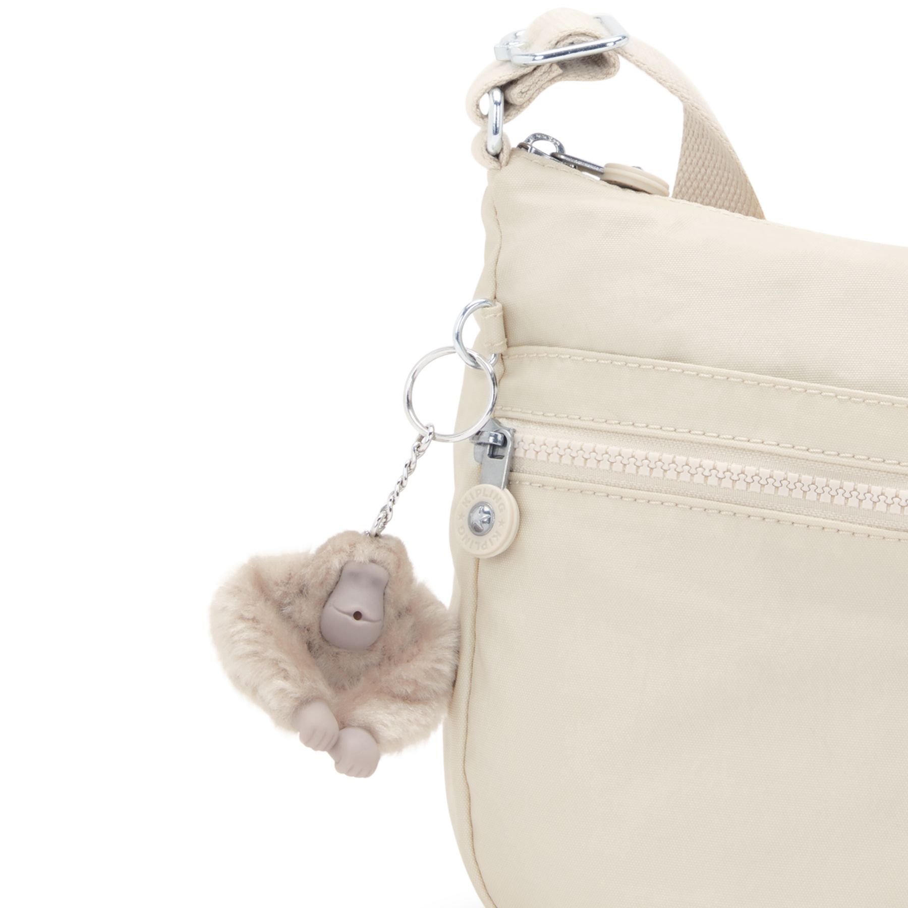 IZELLAH Sac Épaule à Bandoulière Taille Moyenne  - Beige Pearl