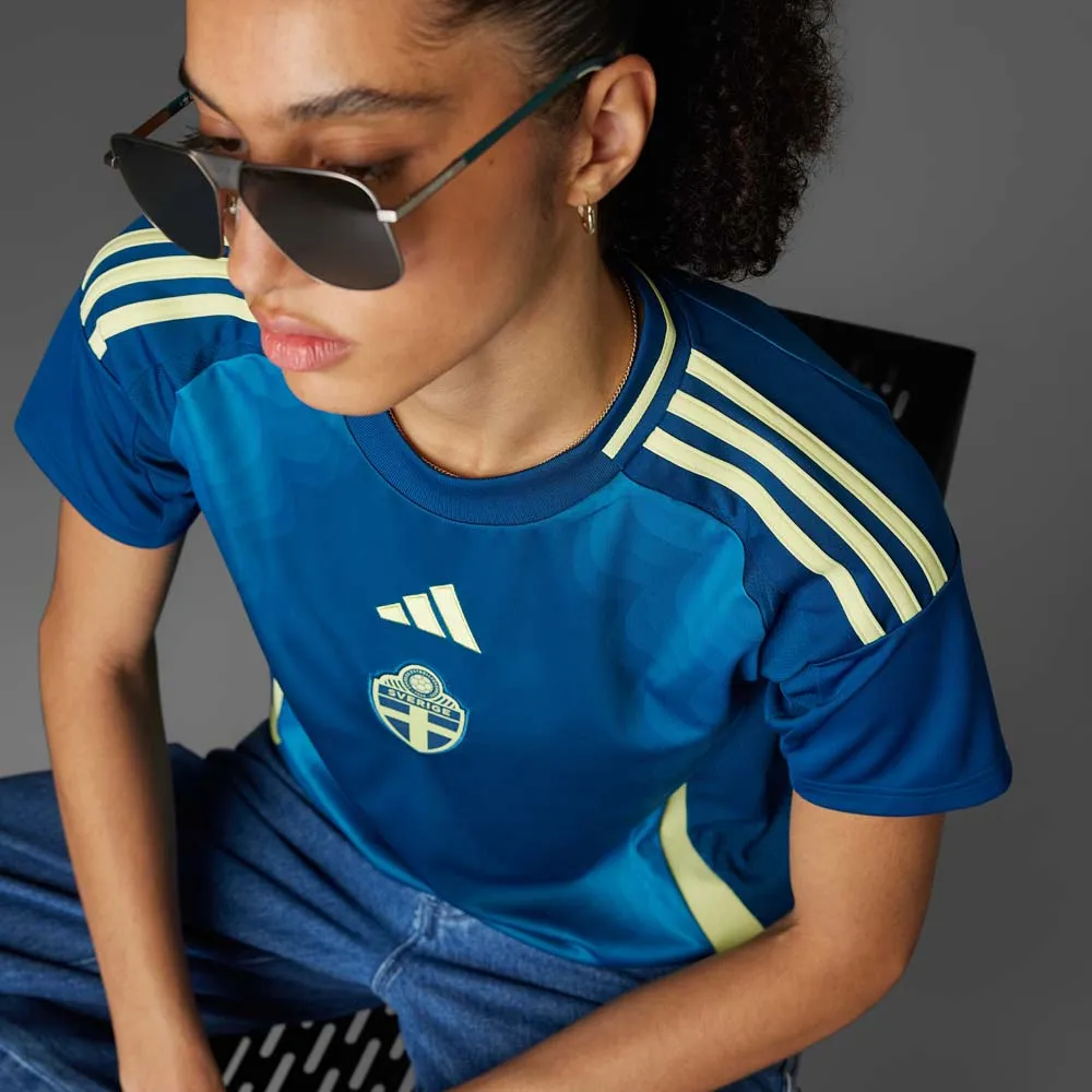 adidas Sweden 24/25 Weg Damen T-Shirt mit kurzen Ärmeln