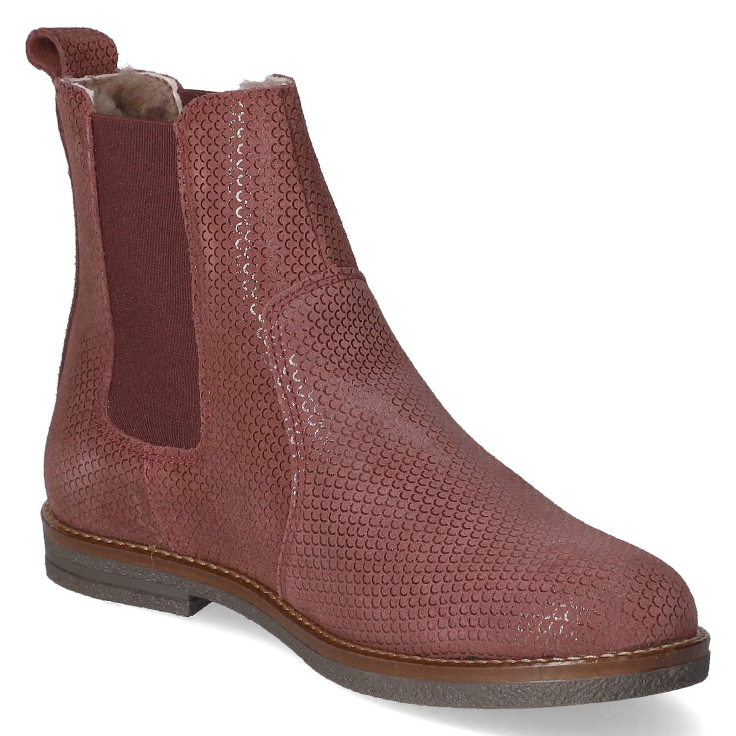 bisgaard Stiefeletten MADIA LAMB - blackberry