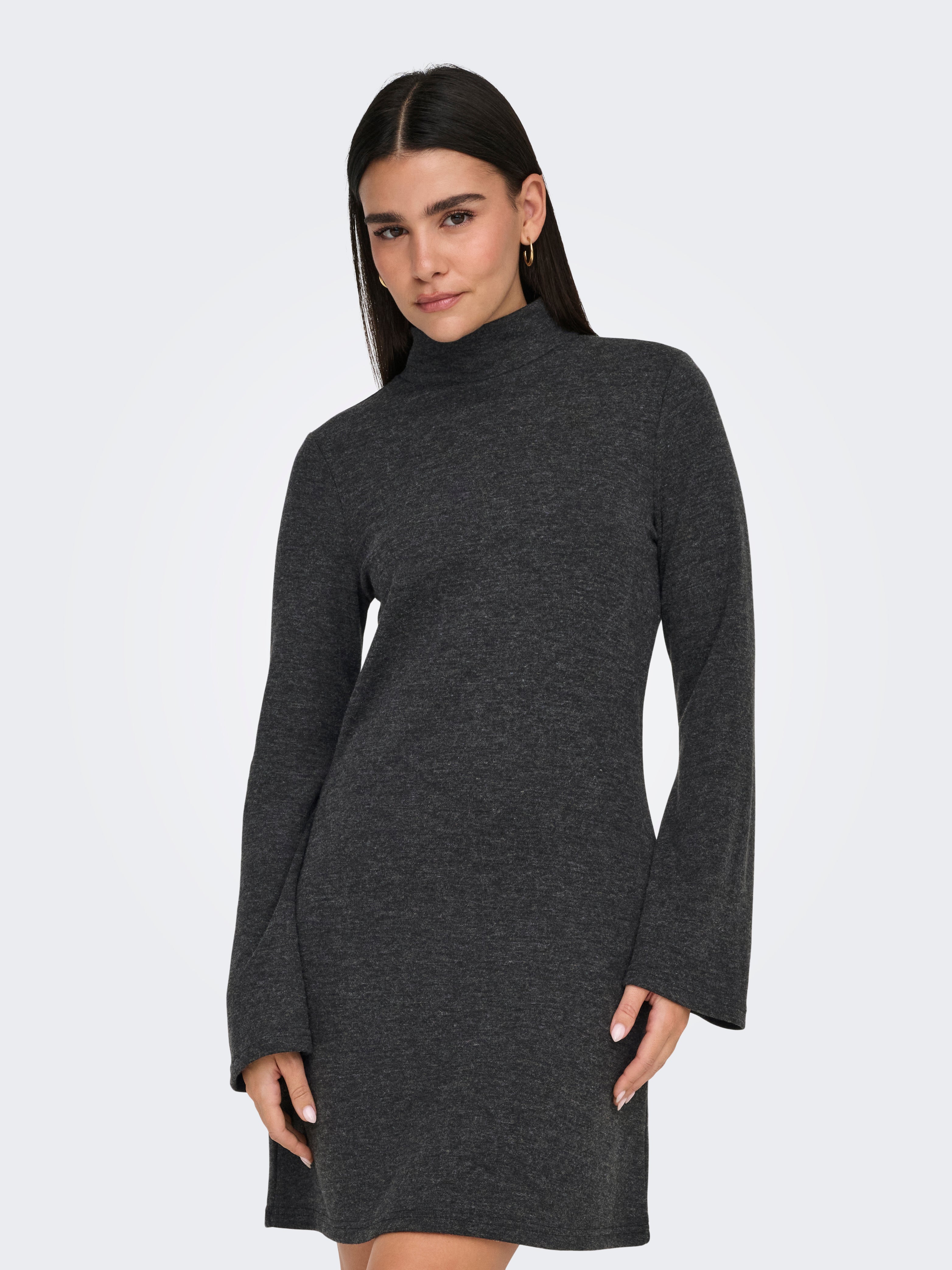 JDYMIRAGE Kurzes Kleid Dark Grey Melange
