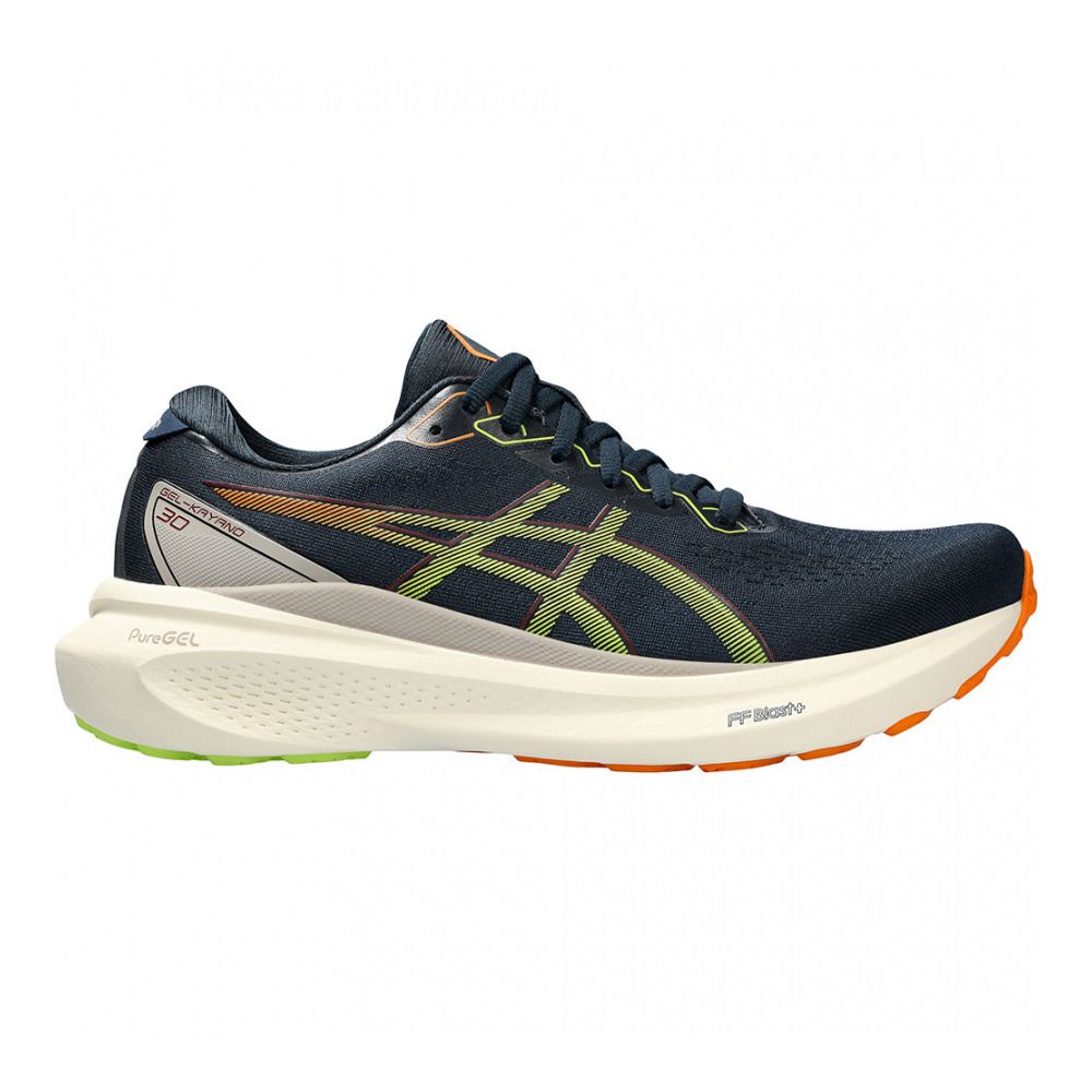 Asics GEL-KAYANO 30 - Chaussures running Homme french blue/neon lime