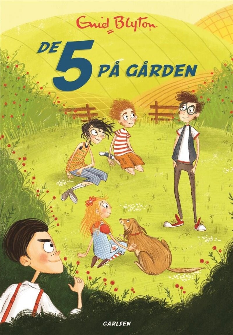 De 5 - Nr18 - De 5 På Gården - Enid Blyton - Bog