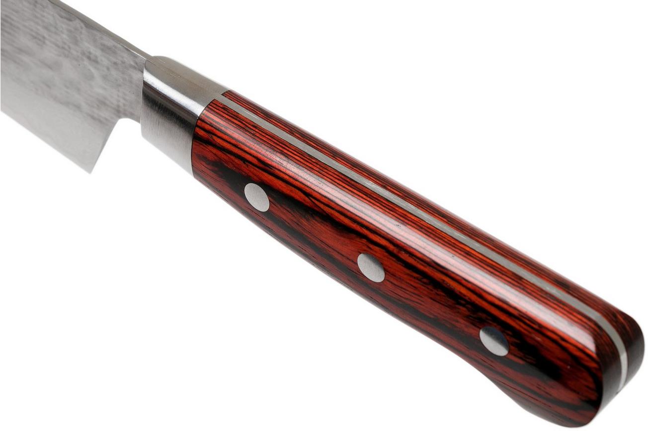 Sakai Takayuki 33-Layer Damascus kengata 16 cm mahoniehout, 07399